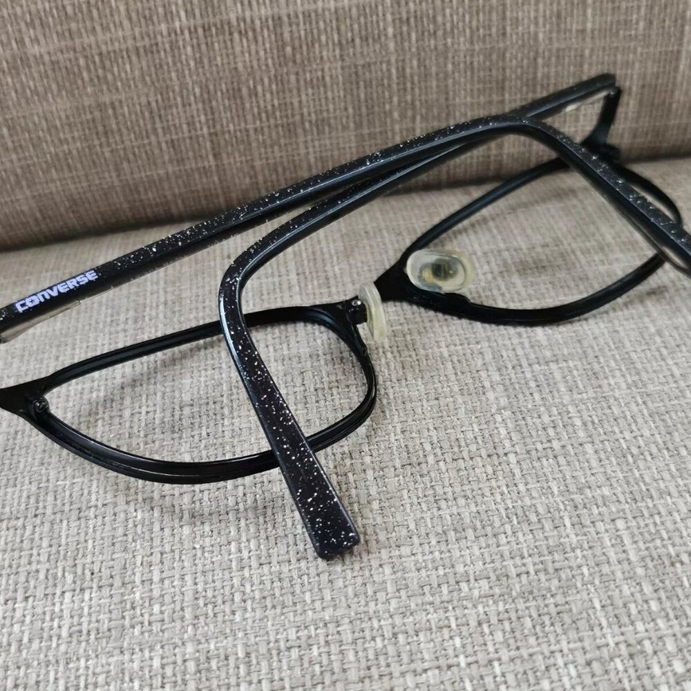 Converse Eyeglasses Frame Black A220 47[]19 135 Glasses Metal Frame Unisex - Picture 4 of 11